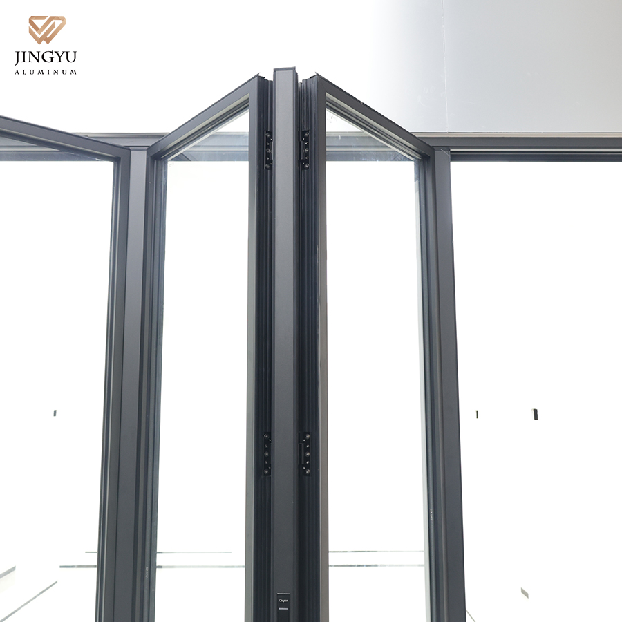 Customized Thermal Break Aluminum Glass Bifold Door
