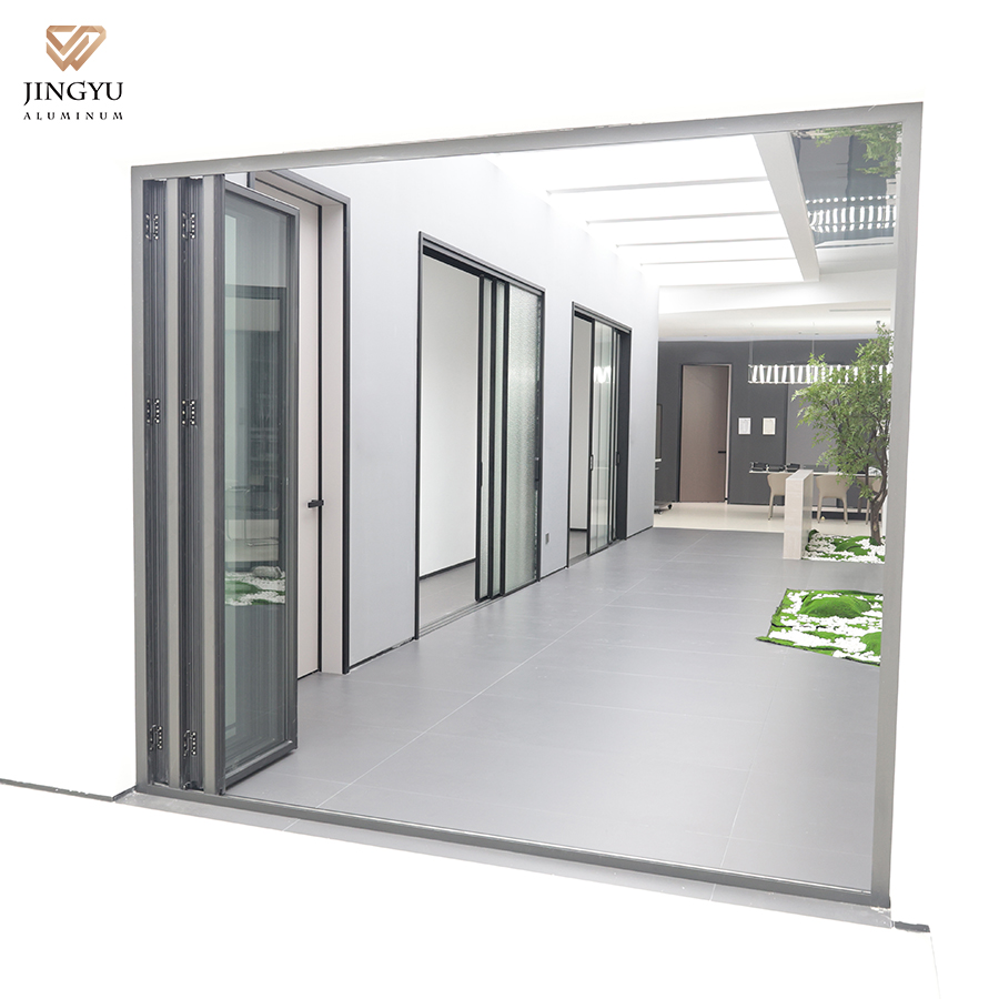 Customized Thermal Break Aluminum Glass Bifold Door