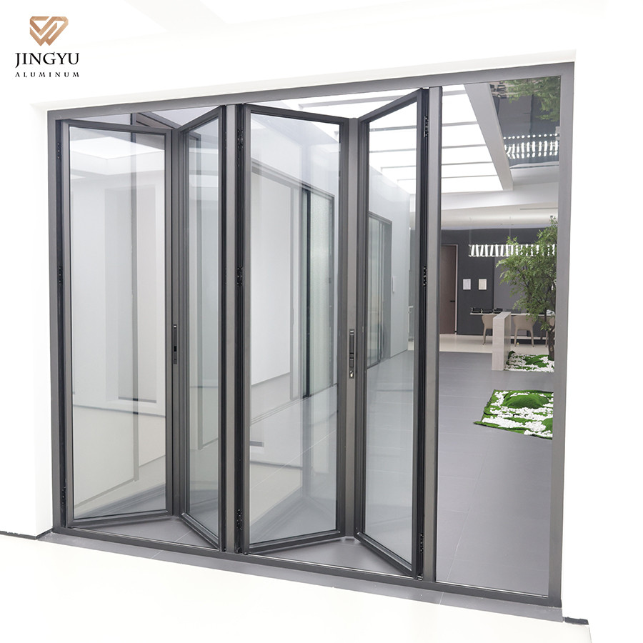 Customized Thermal Break Aluminum Glass Bifold Door