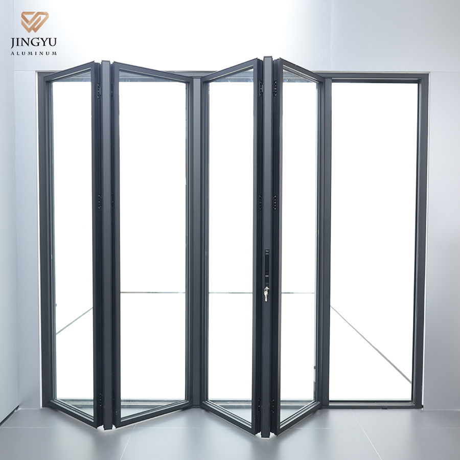 Customized Thermal Break Aluminum Glass Bifold Door